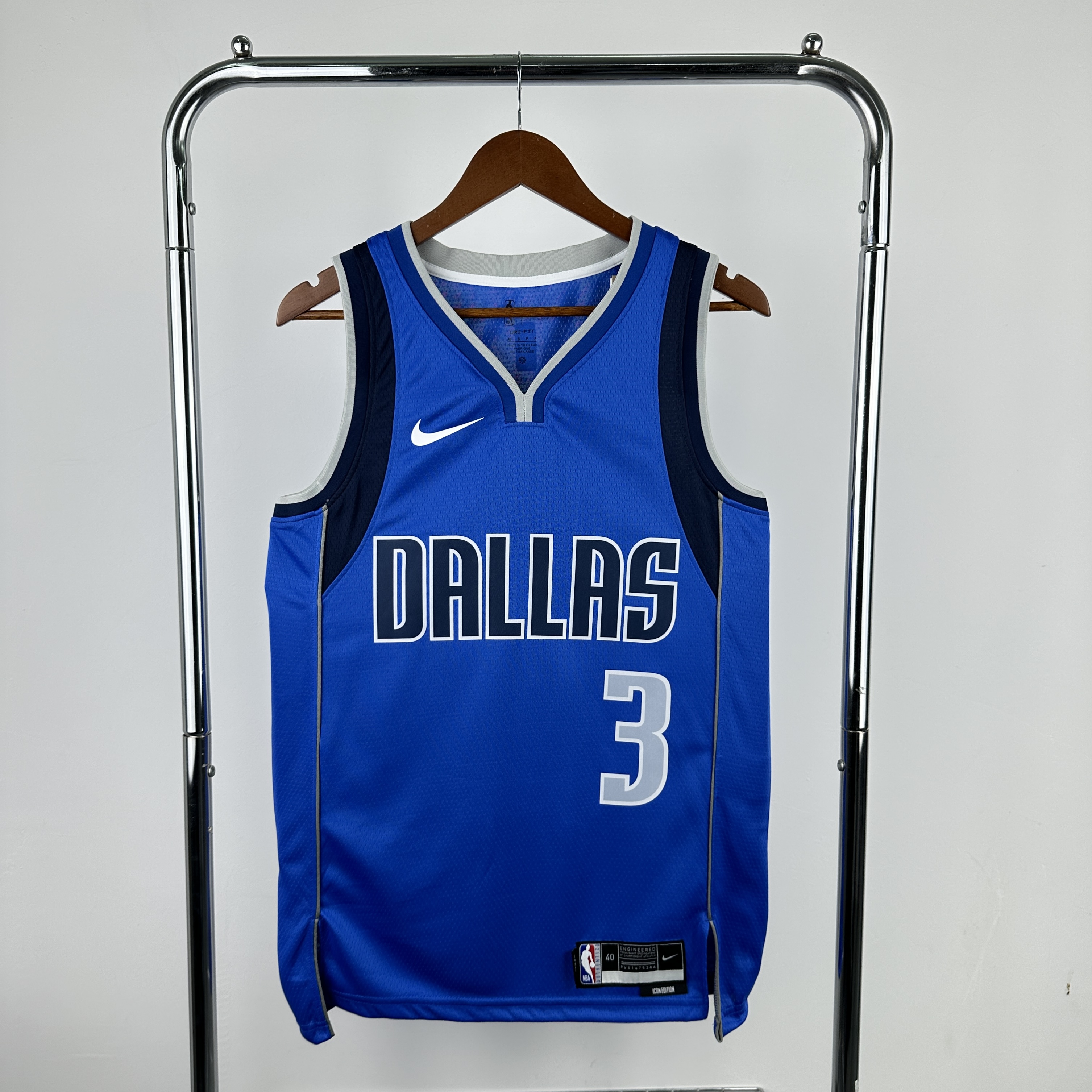 Men Dallas Mavericks #3 Davis Blue Season Nike 2025 NBA Jersey->denver nuggets->NBA Jersey